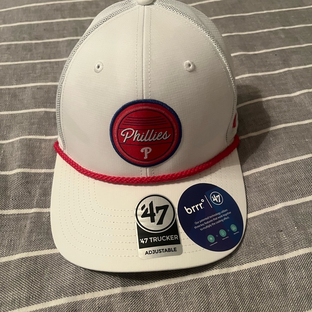 47 Brand Phillies Red and White Hat